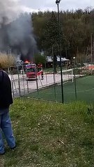 A fuoco ristorante di Macerata Feltria
