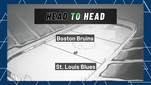 Boston Bruins At St. Louis Blues: Puck Line, April 19, 2022