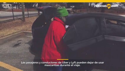 Las mascarillas ahora son opcionales para los pasajeros y conductores de Uber y Lyft.