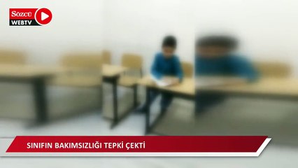 Otizmli öğrencilere verilen sınıfın bakımsızlığı tepki çekti