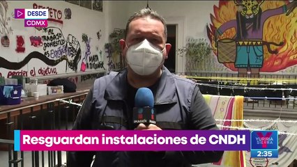 Vinculan a proceso a feministas detenidas en edificio de la CNDH