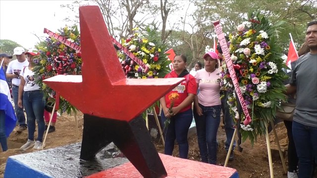 Militancia Sandinista de León conmemora a los Héroes y Mártires de Veracruz
