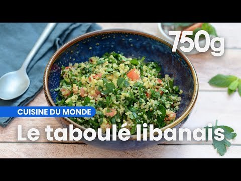 Recette du taboulé libanais - 750g