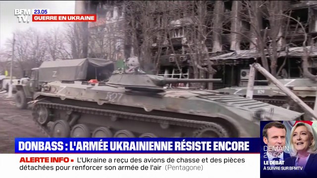 Face à l'offensive russe, l'armée ukrainienne dans le Donbass résiste