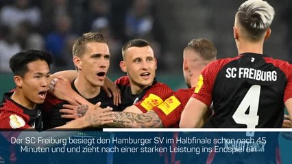 Video herunterladen: Fakten-Report: Freiburg steht im Pokal-Finale