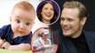 Sam Heughan meets his rumored son and Caitriona Balfe