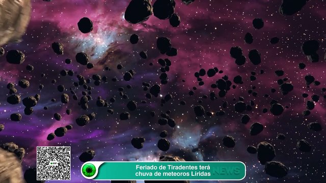 Feriado de Tiradentes terá chuva de meteoros Líridas