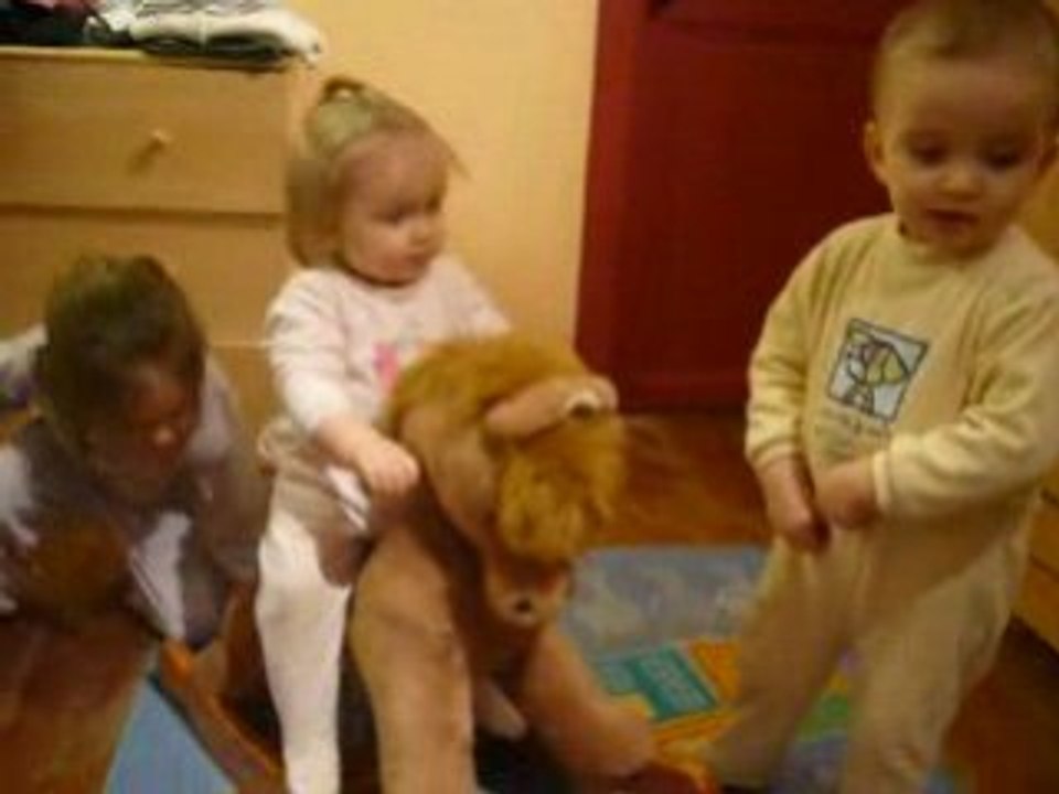 Camille fait du cheval