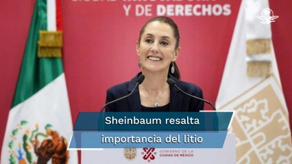 "Dejar el litio a trasnacionales es como entregar el petróleo", Sheinbaum sobre Ley Minera