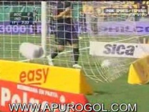 Boca 1 Independiente 1 - Goles Caceres en contra y Riquelme