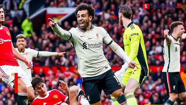 Borong Dua Gol Lawan Manchester United, Mohamed Salah Sejajar dengan Capaian Dua Legenda Liga Inggris