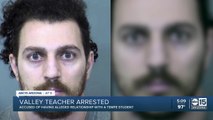 Valley high school teacher arrested on child sex abuse charges