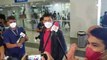 “Ka Leody” De Guzman arrives at NAIA Terminal 3 after surviving a shooting incident in Bukidnon