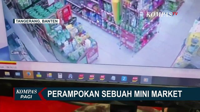 Sekap Pegawai Minimarket, 3 Perampok Bersenjata Tajam Kuras Brankas Minimarket di Tangerang