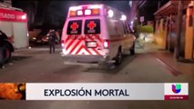 Explosión de gas en Tijuana deja una persona sin vida.