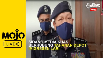 Descargar video: Sidang media khas berhubung tahanan depot Imigresen melarikan diri