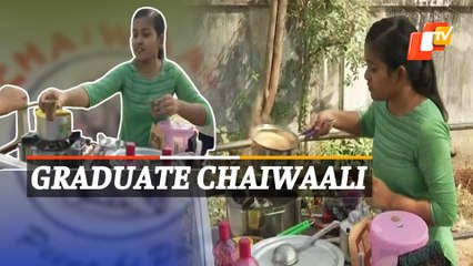 Economics Graduate Girl Sells Tea On Roadside In Bihar