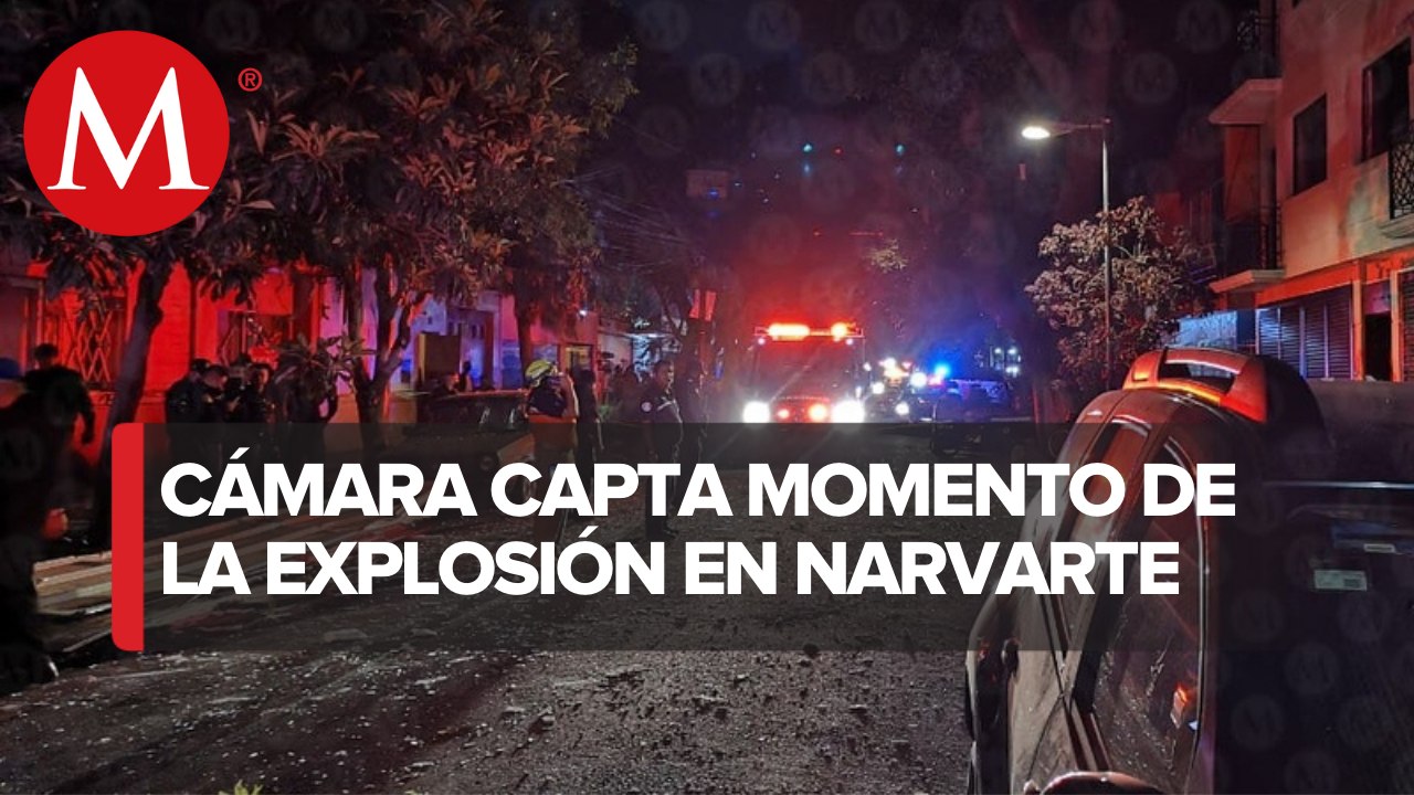 Reportan estables a cuatro heridos por explosión en edificio de la colonia Narvarte en CdMx