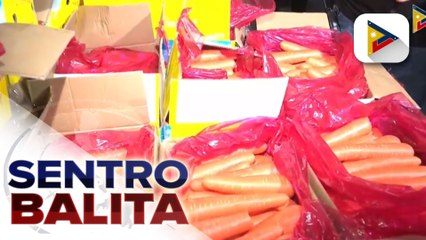 Sampung kahon ng mga imported na carrots, nakumpiska sa Divisoria