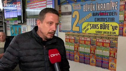 Kazı kazan'la 2 milyon tl kazandı, veresiye defterindeki borçları ödedi
