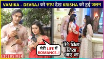 Krisha Gets Jealous Seeing Devraj & Vamika Together | On Location Tere Bina Jiya Jaaye Na | Exclusive