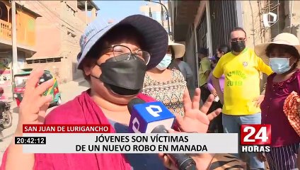 Vecinos denuncian constantes robos de autopartes y asaltos en "manada" en SJL