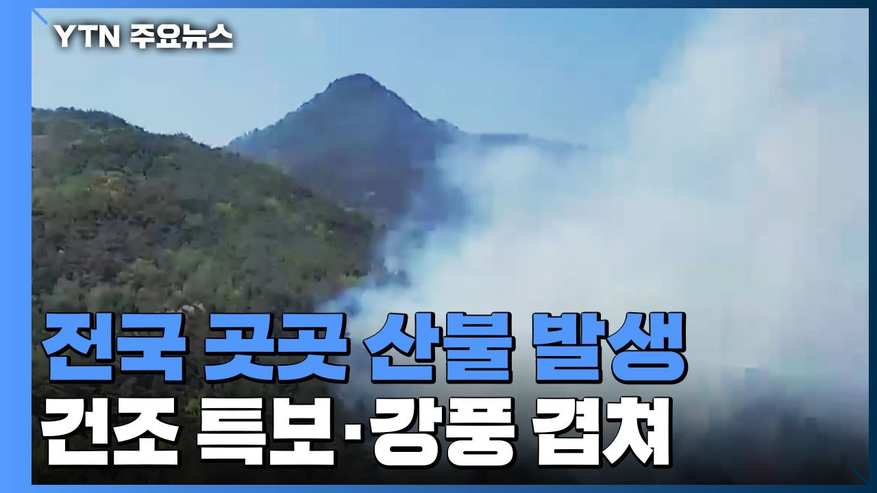 대구·영월 등 산불 잇따라...강풍 타고 확산 / YTN