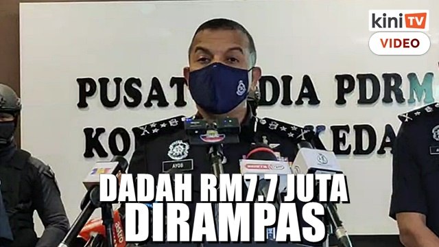 Sindiket dadah di Kedah tumpas, RM7.7 juta dadah dirampas
