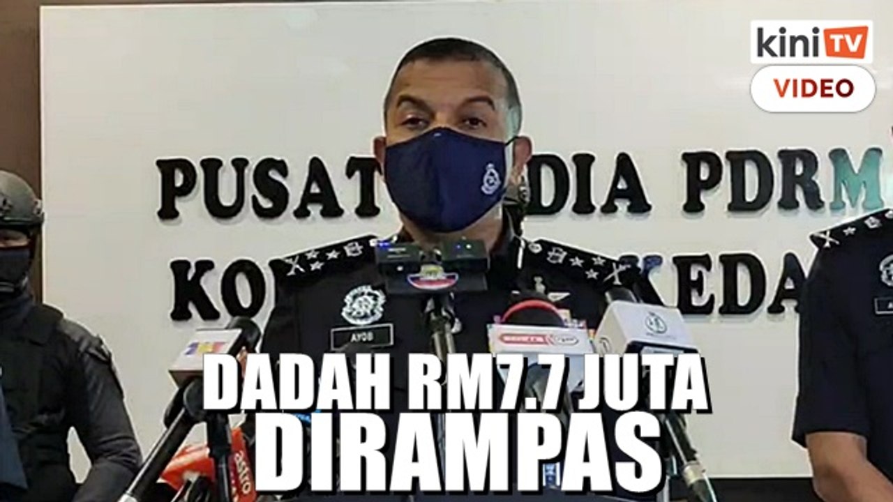 Sindiket dadah di Kedah tumpas, RM7.7 juta dadah dirampas