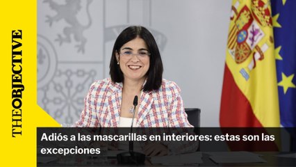 Adiós a las mascarillas en interiores: estas son las excepciones
