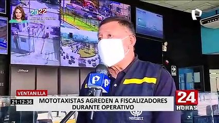 Ventanilla: fiscalizador terminó inconsciente luego de ser agredido por mototaxista