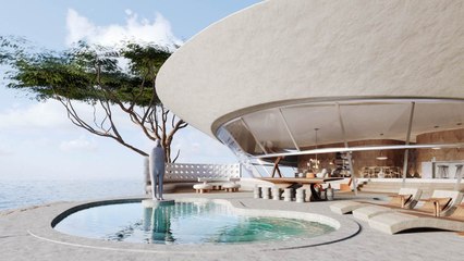 Villa Glam in Ibiza, Spain Concept Design by Aurora Saboir Design