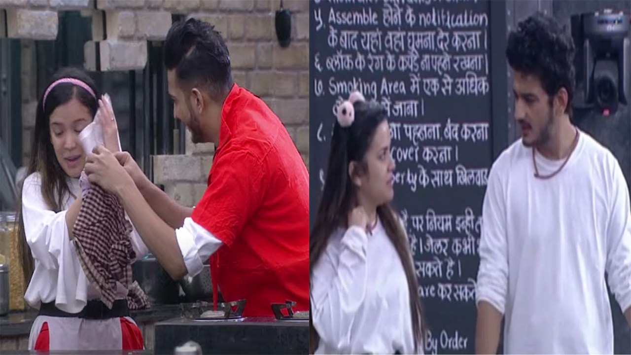 Lock Upp: Azma Fallah पर चला Munawar Faruqui का magic, साफ कराया kitchen | FilmiBeat