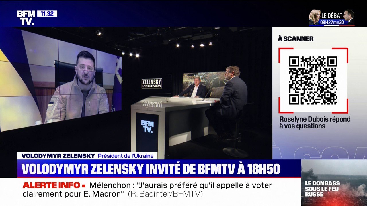 Volodymyr Zelensky assure que l'Ukraine essaie "d'insister sur la nécessité d'évacuer" les populations civiles