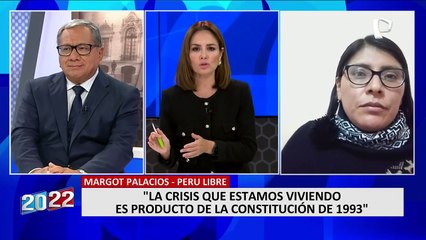Margot Palacios: "La Constitución de 1993 está agudizando la crisis en el Perú"