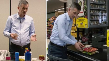 Asgari ücretle alışverişe çıkan İYİ Partili vekil, vatandaşın içinde olduğu durumu özetledi