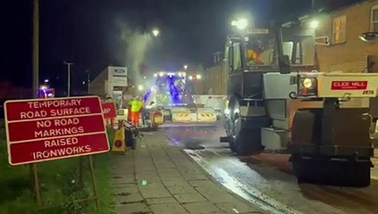 Resurfacing Wharf Road, Stamford