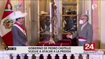 Denuncian ataques permanentes de la gestión de Pedro Castillo contra la prensa en el país