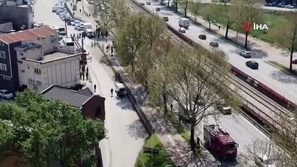 Bursa'da saldırıya uğrayan otobüs olay yerinden kaldırıldı