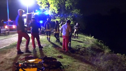 Auto nell'Adda: morta una donna a Fara Gera d'Adda, il marito in salvo