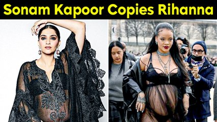 Sonam Kapoor Copies Rihanna For Pregnancy Photoshoot