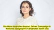 Dia Mirza Launches Impact Driven Campaign & National Geographic Celebrates Earth Day