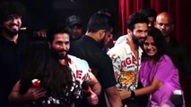 Shahid Kapoor Hugs Female Fans During Jersey Promotions At NM College