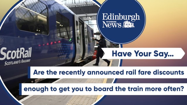 Have your say: Do announced rail discounts enough to encourage you to use the train?