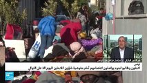 لاجئون يواصلون اعتصامهم أمام مفوضية اللاجئين بتونس