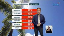 Init factor sa Cabanatuan, Nueva Ecija, posibleng umakyat pa sa 42°C | 24 Oras