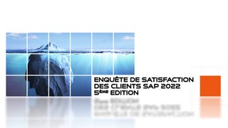 One to One  - Enquête de satisfaction des clients SAP 2022