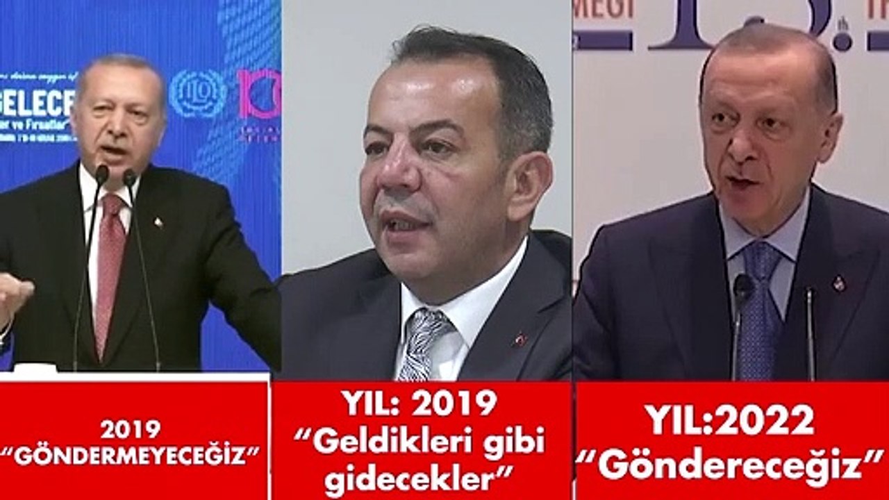 Tanju Özcan, Erdoğan'ın 'Suriyeliler' açıklamalarını paylaştı; "Özür beklemiyorum, gönderin yeter"