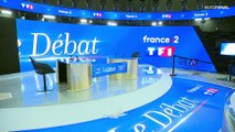 شاهد: فرنسا على موعد مع مناظرة تلفزيونية حاسمة بين ماكرون ولوبان