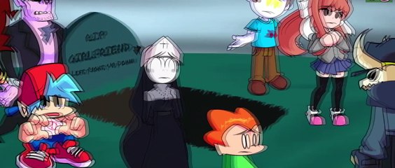 FNF IN | GOODBYE EVERYONE, MY GIRLFRIEND IS DIE SAD MOMENT